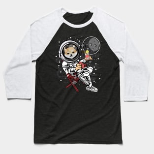 Retirement Plan Astronaut Dogelon Mars ELON Coin To The Moon Crypto Token Cryptocurrency Blockchain Wallet Birthday Gift For Men Women Kids Baseball T-Shirt